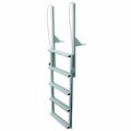 Powerplay 5-Wide Step Floating Dock Lift Ladder Anodized Aluminum PO3001427